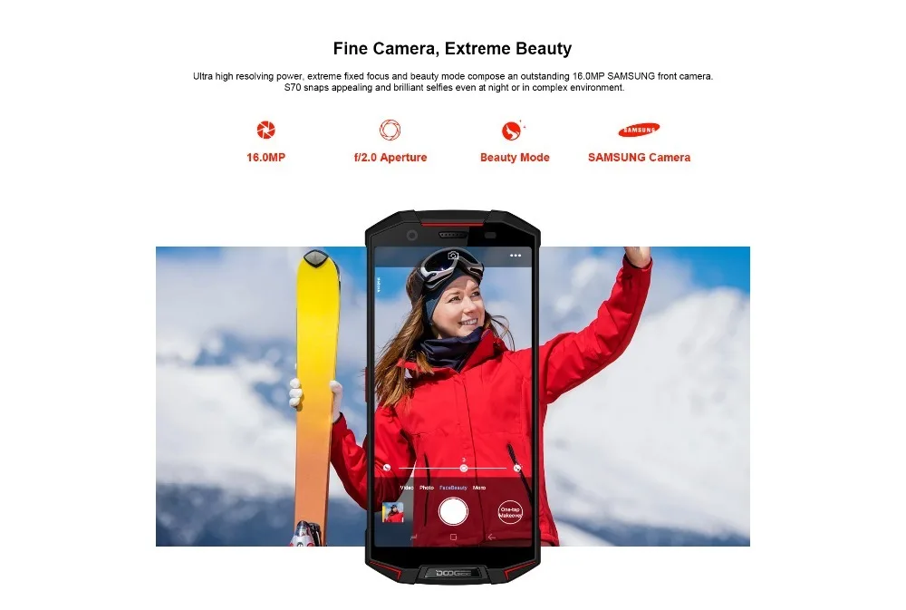 DOOGEE S70 6 ГБ 64GM смартфон 5,9" IP68 IP69K водонепроницаемый Восьмиядерный процессор Helio P23 Android 8,1 игровой телефон беспроводной NFC 5500 мАч