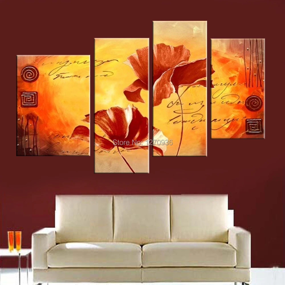 Заводская цена высокое качество группа масляных картин 100% фотокартина маслом на