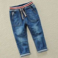 childrens pants boys denim pants spring and autumn 19 new medium and small childrens pants