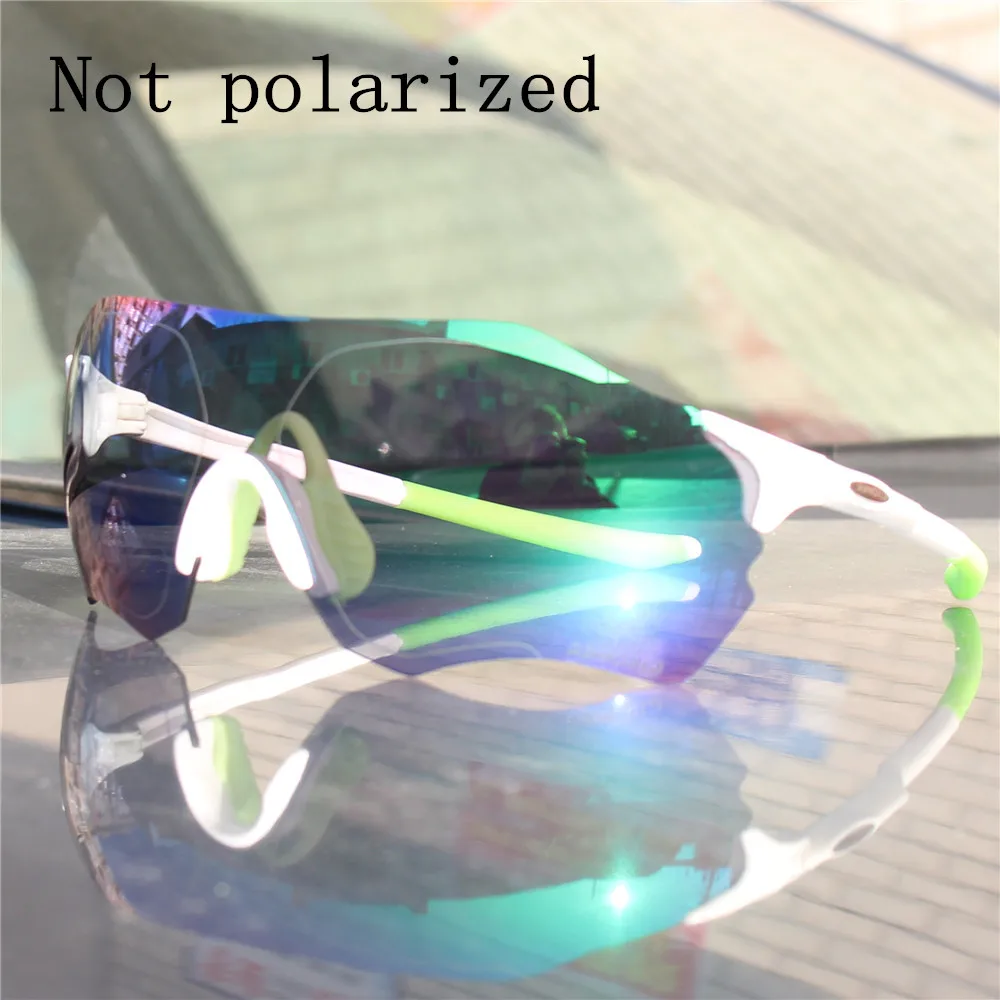 2 pc lens Evzero полноцветные линзы поляризованные TR90 спортивные очки мужские MTB горная дорога велосипедные очки солнцезащитные очки для бега рыбалки - Цвет: 2 pc lens