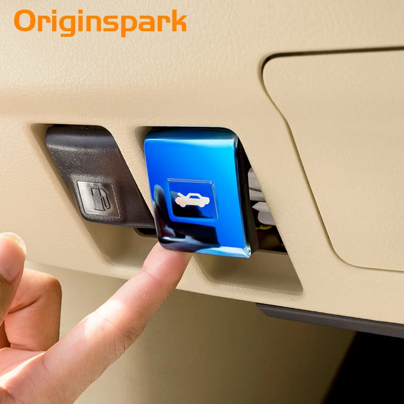 Отделка из нержавеющей стали Originspark 2700 для Toyota Prado 2010 2018 2019 переключатель капота