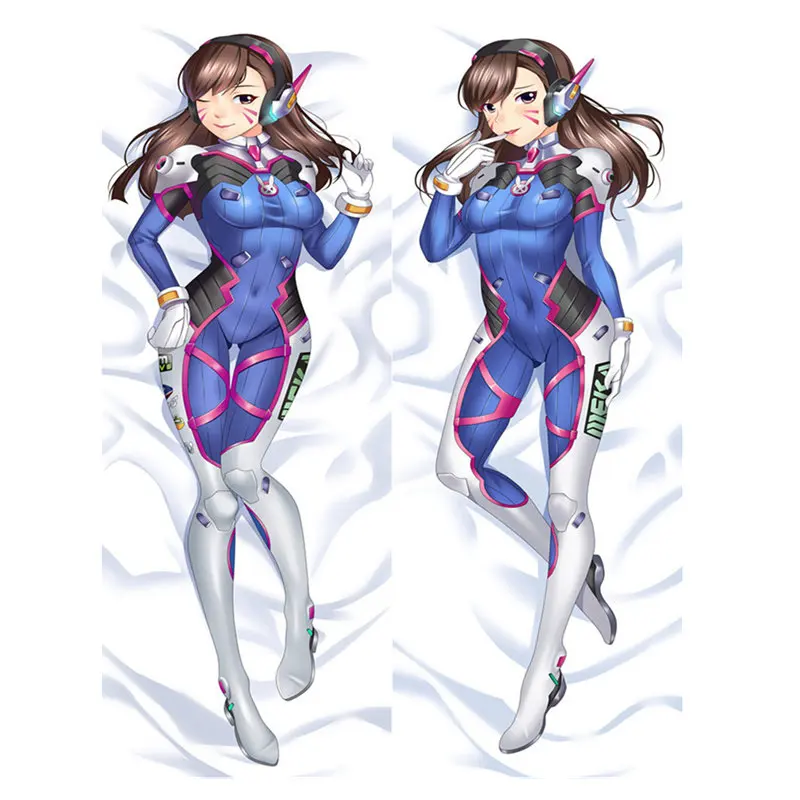 Amellor аниме Overwatch OW Dva Mei Tracer Mercy Sombra сексуальные наволочки 3D двухстороннее постельное белье обнимающее тело наволочка подарок - Цвет: 5