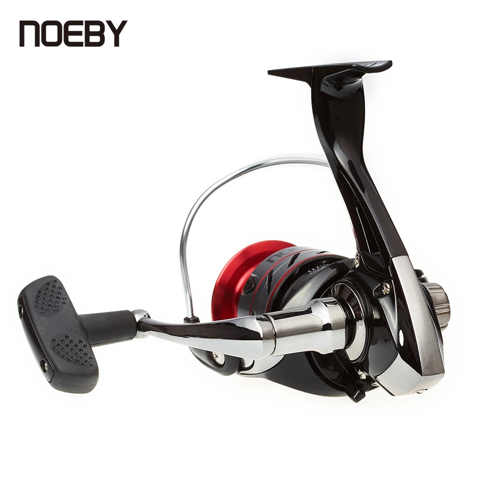 NOEBY спиннинговая Рыболовная катушка 5 5: 1 2000/3000/4000/5000 + 1BB из алюминиевого сплава