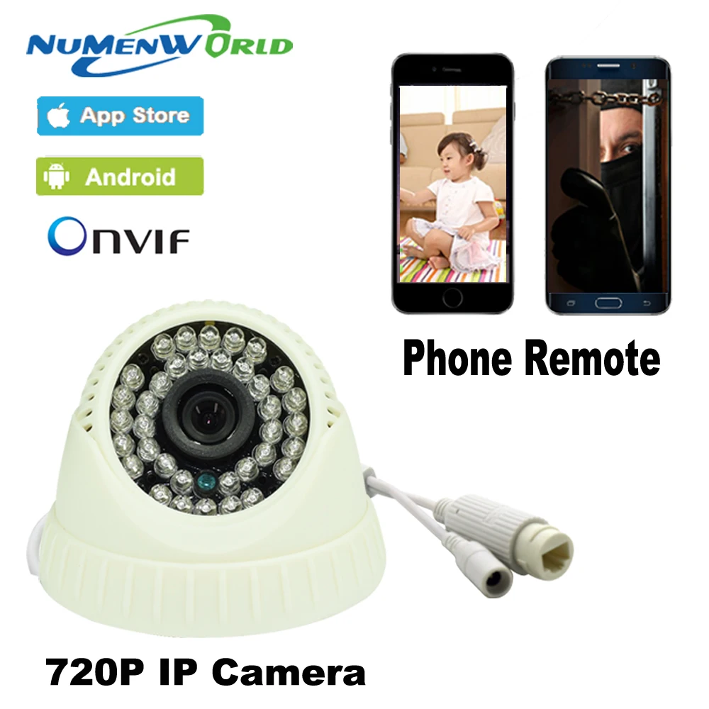 POE ip камера 1080P мегапиксельная ips Onvif H.264 36 шт. LED 3 6 мм P2P купольная для помещения IP