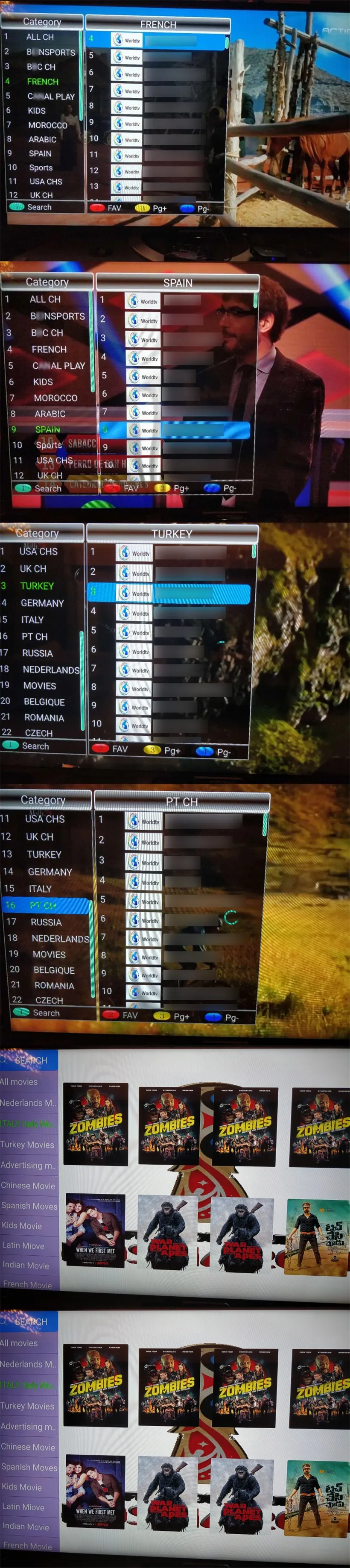 Breakist iptv Турция iptv smart tv box 4k с 300 локальными турецкими живыми каналами и 4000 европейские ТВ-каналы высокой четкости Россия Турция Европейский