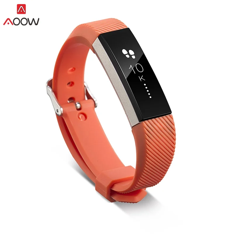 Мягкий силиконовый регулируемый ремешок для Fitbit Alta HR браслет часы замена