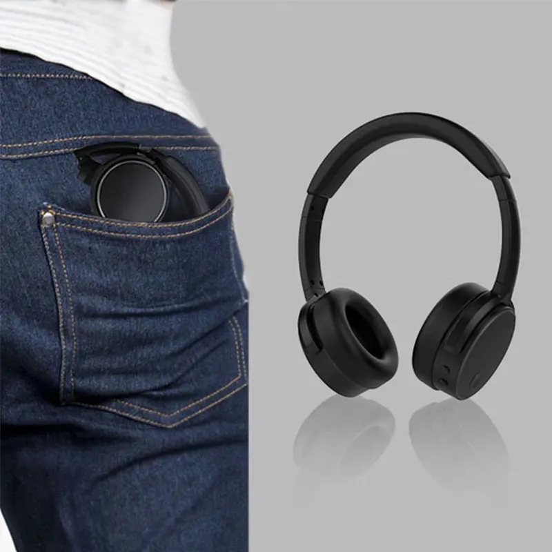 2017 Новый Складной Стерео Bluetooth-гарнитура Беспроводные Наушники Встроенный