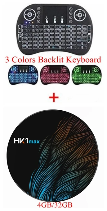 4G 32G I8 Backlit 10 шт. ТВ приставка HK1 MAX Android 9,0 4 ГБ DDR3 32 Гб 64 Гб RK3318 четырехъядерный 2,4G/5G двойной Wifi BT 4,1 USB 3,0 4K HD H.265 медиаплеер - Цвет: 4G 32G I8 Backlit