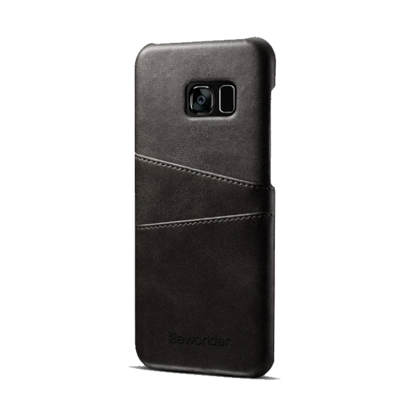 Кожаный чехол Beworlder для Samsung Galaxy S7 Edge задняя крышка винтажные сумки телефона слот