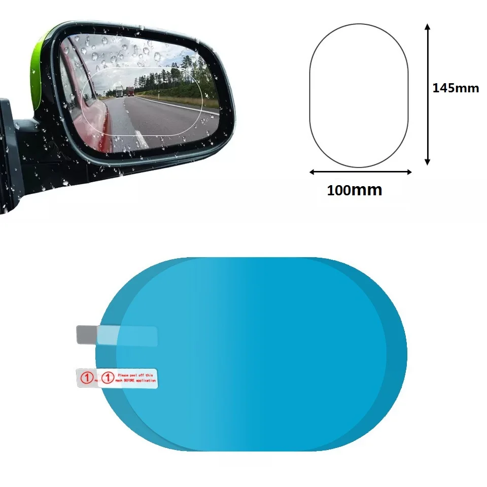 Автомобильная наклейка 2 шт. зеркало заднего вида Водонепроницаемая пленка