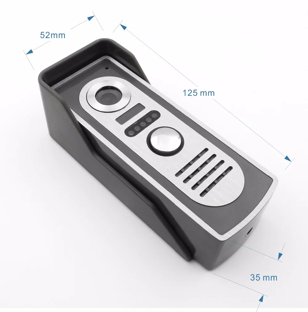 SmartYIBA LCD TFT Video Entryphone Intercoms for Private Homes 1000TVL Doorbell Night Vision Camera Hands Free Door Phone | Безопасность