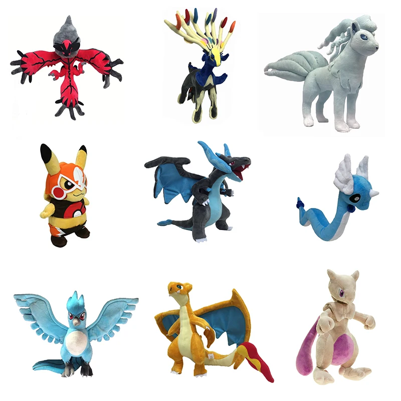 Мягкая Плюшевая Кукла artikuno mewtwo аниме Kawaii XY Eevee Charizard Ninetales подарок для детей |