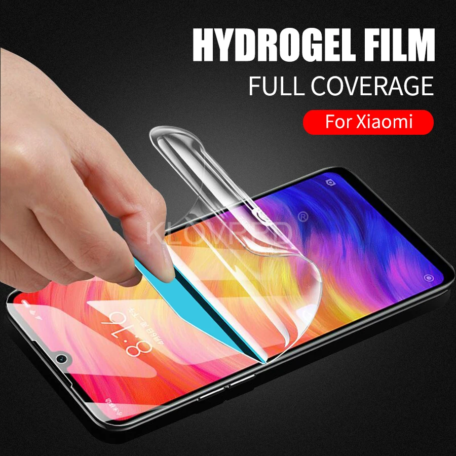 Мягкая защитная пленка на весь экран для Xiaomi Redmi K20 note 7S 7 6 5 pro Global 6A Plus Y2 s2
