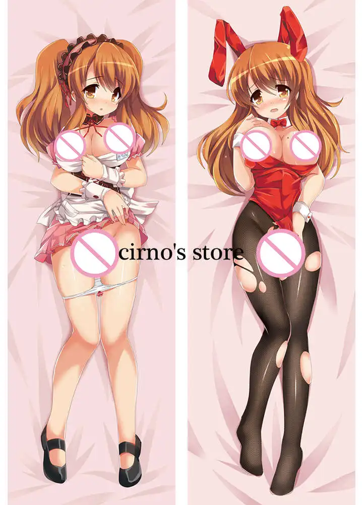 

suzumiya haruhi no yuuutsu anime Characters sexy girl nagato yuki & asahina mikuru throw pillow cover body Pillowcase