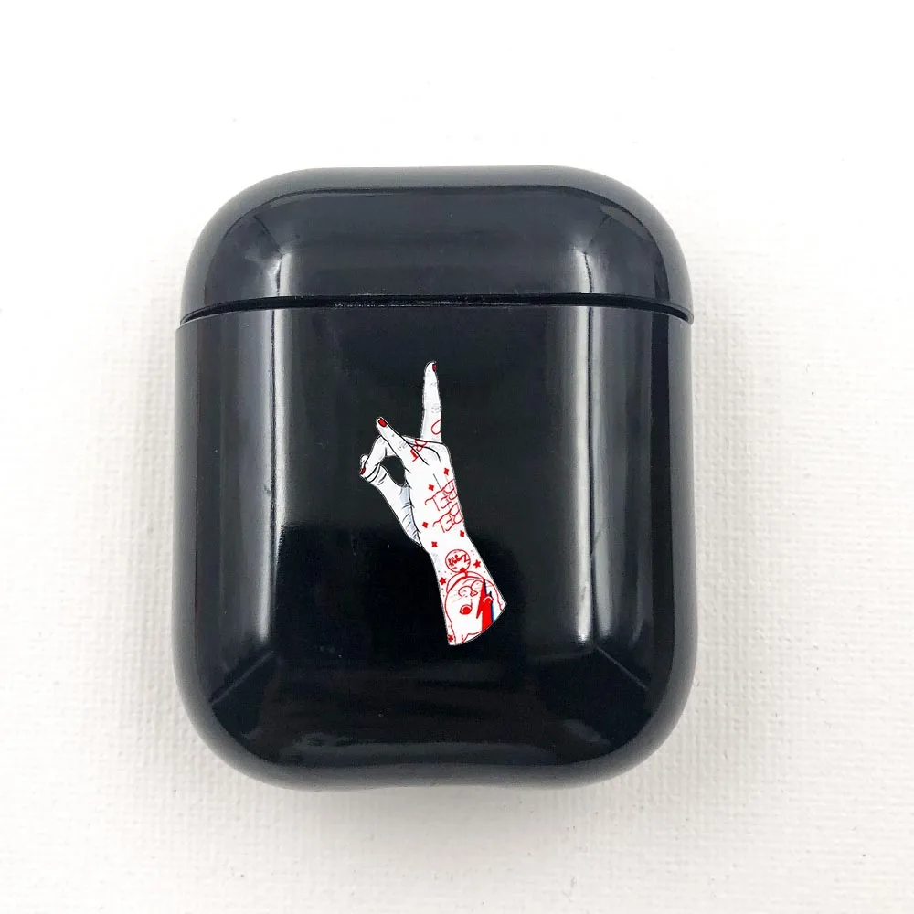 LAUGH LIFE Black David Statue Luxury Earphone Case For Airpods Case Black Art Style Earphone Cases Cover For Airpods Accessories - Цвет: I200908