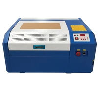 free shipping 4040 co2 laser engraving machine diy mini 60w laser cutting machine cutting plywood coreldraw support