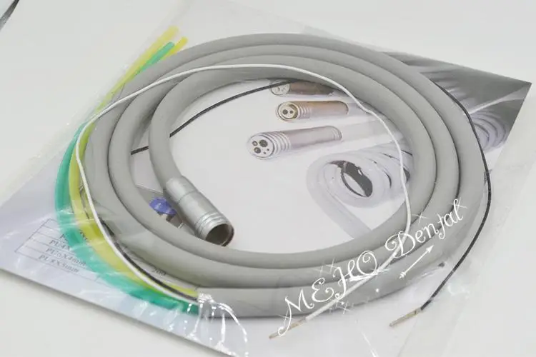 

6 Hole High Speed Fiber Optic Handpiece pipe Dental Silicone Tube Tubing Cable