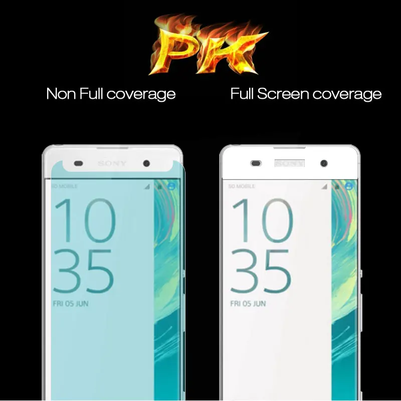 Защитное стекло для экрана телефона для sony XA F3112 Защитная пленка для sony Xperia XA полное покрытие закаленное стекло для sony XA F3111