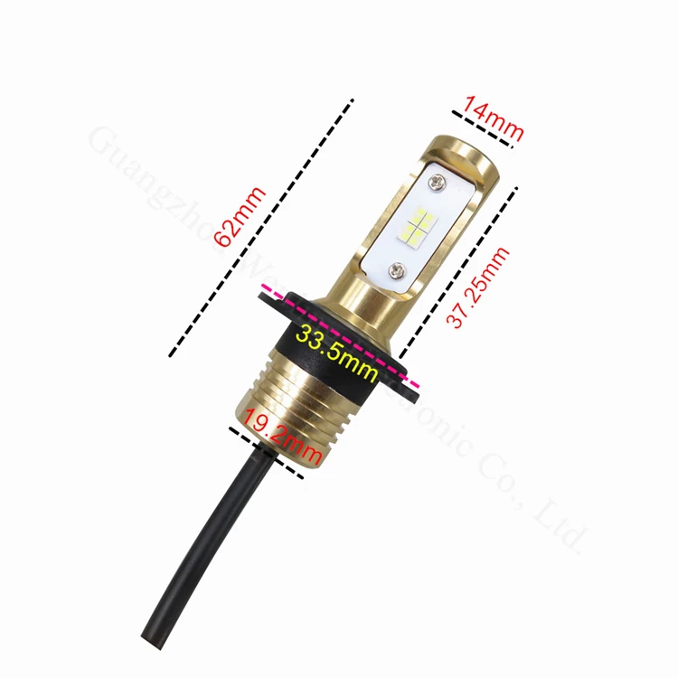 WLJH 2x80 Вт 1200LM H7 H8 9005 9006 светодиодный светильник лампы светодиодный автомобиля 12V 24V автомобили Габаритные огни DRL авто противотуманные лампы