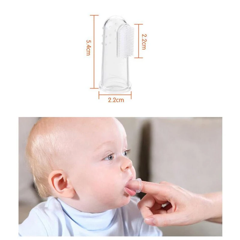 2 шт. детские резиновые зубные щётки с чехлом|baby toothbrush|baby training toothbrushteething toothbrush |