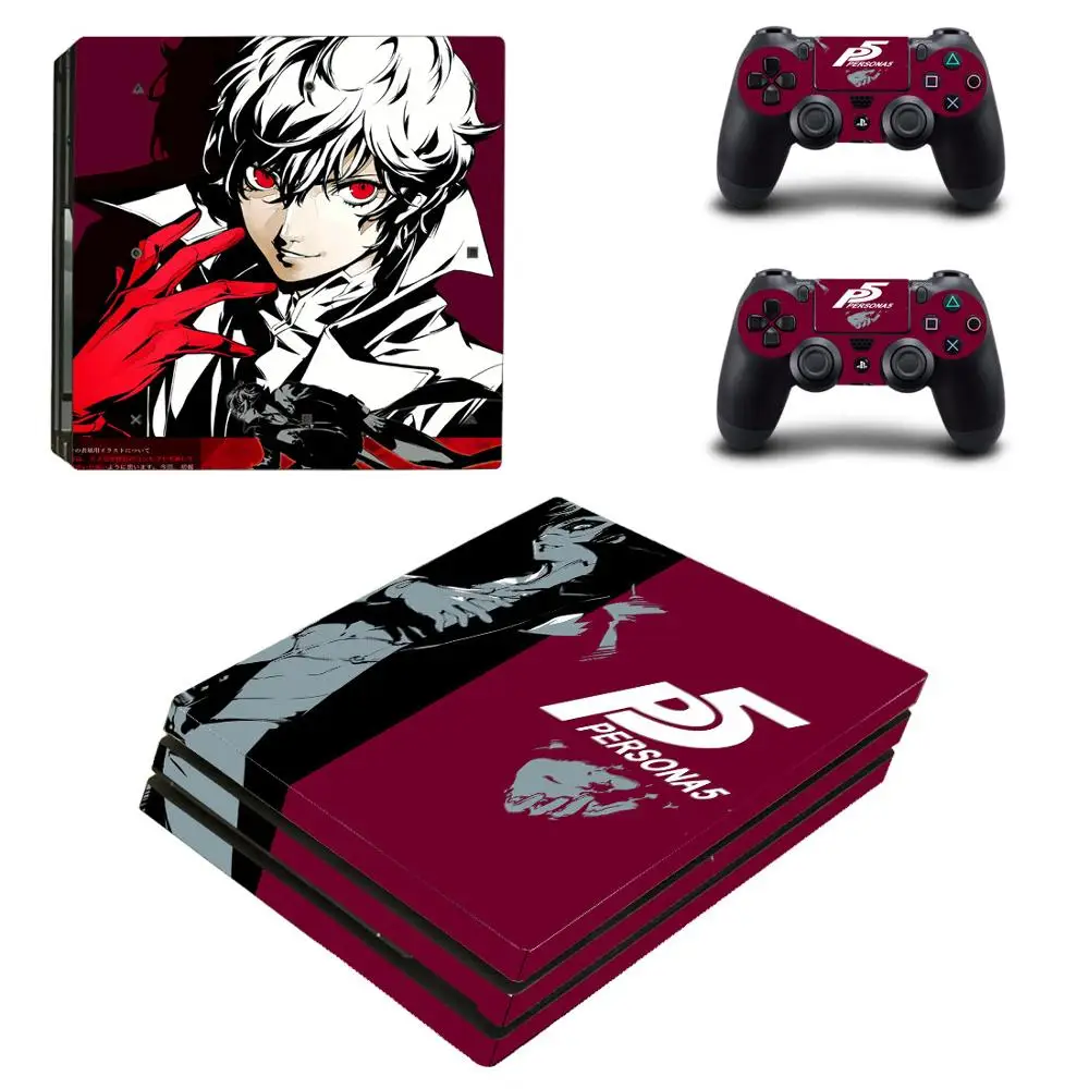 PS4 Pro переводная картинка Persona 5 наклейки Play station 4 PS домашнего декора для Sony Playstation