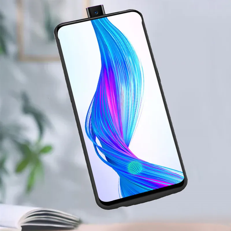 Чехол ZKFYS 6500 мАч для OPPO Realme X внешний аккумулятор чехол силиконовый ударопрочный