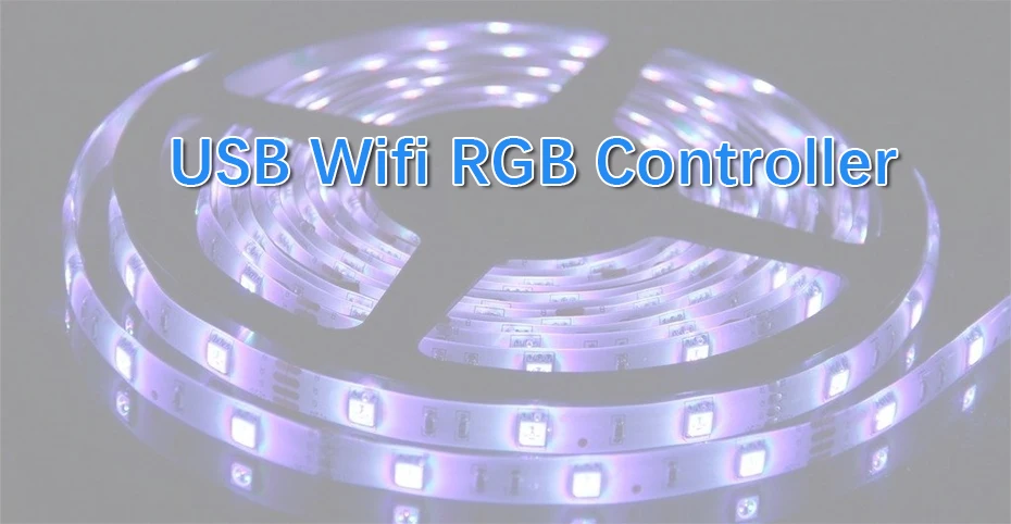 USB Wi-Fi светильник Светодиодная лента светильник s с регулируемой яркостью водонепроницаемый совместим с Amazon Alexa Smart wifi освещение с RGB светодиодный контроллер
