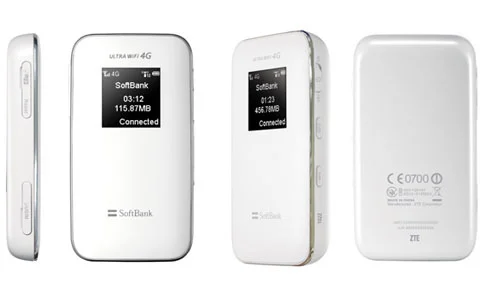 Разблокированный ZTE WiFi 4G софтбанк 102z LTE Мобильный Wi Fi точка доступа Карманный