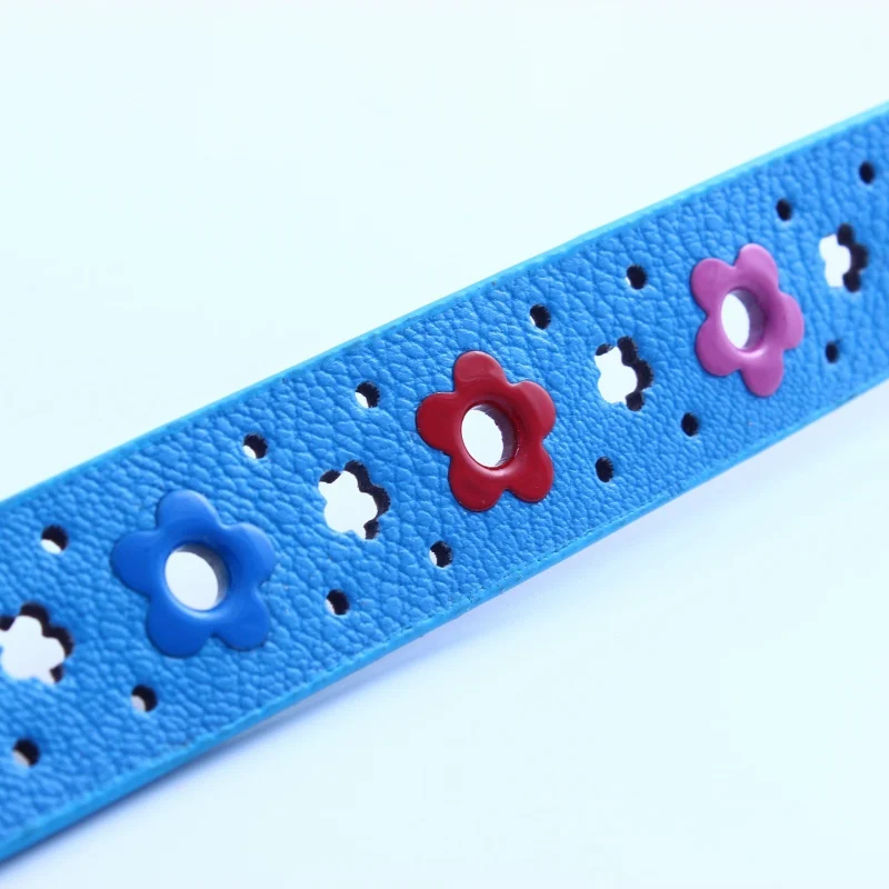Детский пояс для мальчиков и девочек с цветочным принтом из искусственной