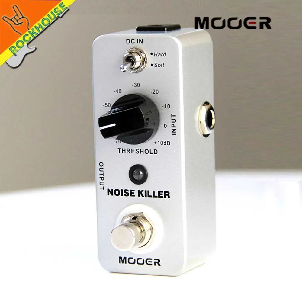 MOOER Killer noise Gate педаль эффектов для гитары уменьшает дополнительный шум 2 режима: