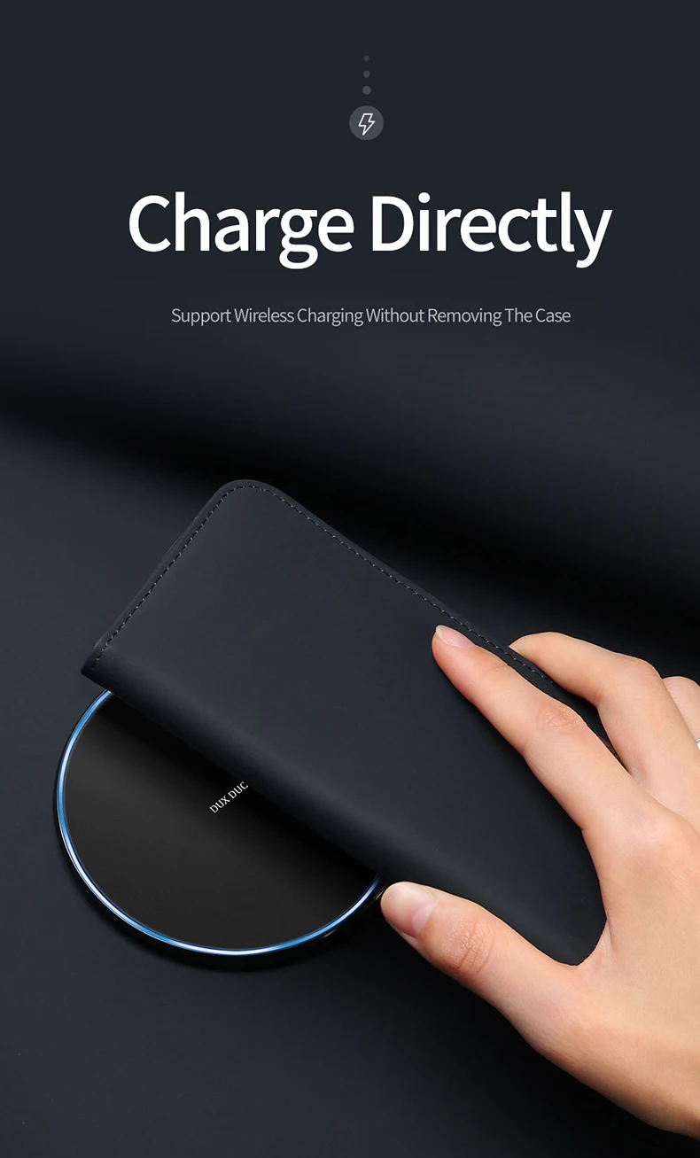 Чехол на iPhone Xs X 5," DUX DUCIS из натуральной кожи Smart чехол для iPhone Xs натуральной кожи Телефон чехол для iPhone Xs Max iPhoneXs принципиально
