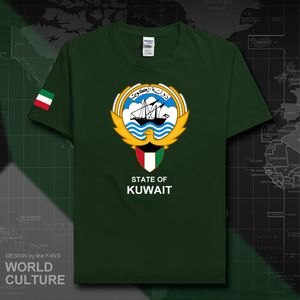 Kuwait Kuwaiti Мужская футболка мода 2018 трикотажные изделия национальная команда 100%