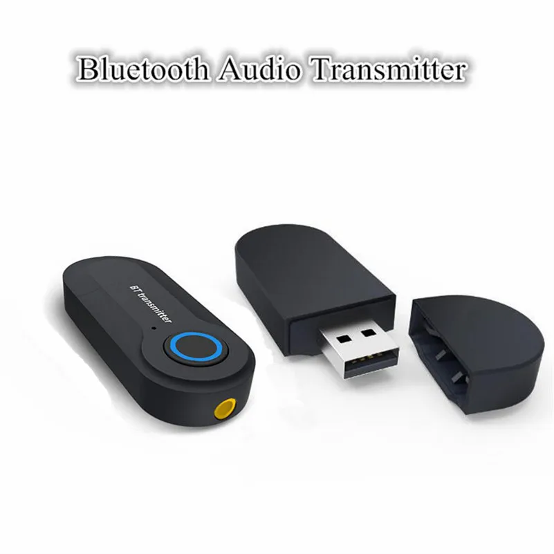 KEBIDU Bluetooth передатчик беспроводной 3,5 мм стерео аудио USB музыкальный адаптер для ТВ телефонов проектор ноутбук psp MP3