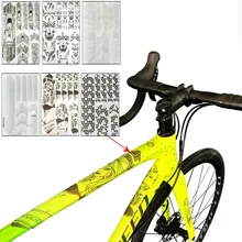 3D MTB горный велосипед устойчивый к царапинам Защитная рамка Съемная наклейка дорожный велосипед Пастер Защитная крышка для YT Capra