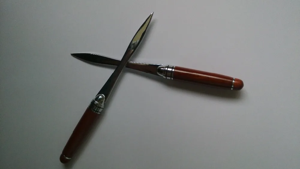 2 шт./лот нож-конверт из нержавеющей стали бумажный нож открывалка с Красной