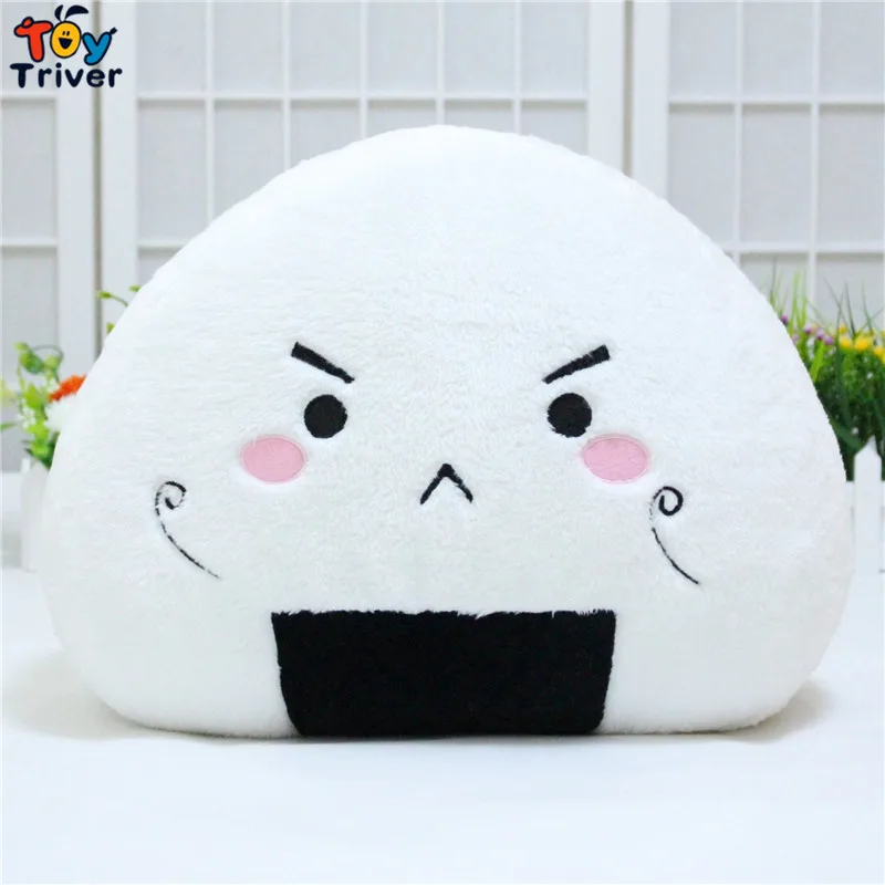 Японская анимация вокруг Onigiri Суши рис Плюшевые игрушки Kawaii мягкая подушка