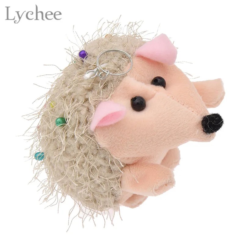 Lychee Hedgehog Shape Pin Cushion Round Pins Quilting Holder DIY Handmade Sewing Craft Patchwork Needlework Accessory | Дом и сад