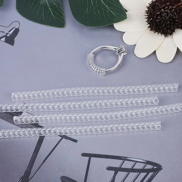 outer dia 4.8mm Новинка 4 шт./лот винтажная Растяжка для колец на спиральной основе 4 стиля вставка Защитная утяжка редуктор инструменты для изменения размера ювелирные изделия - Цвет: outer dia 4.8mm