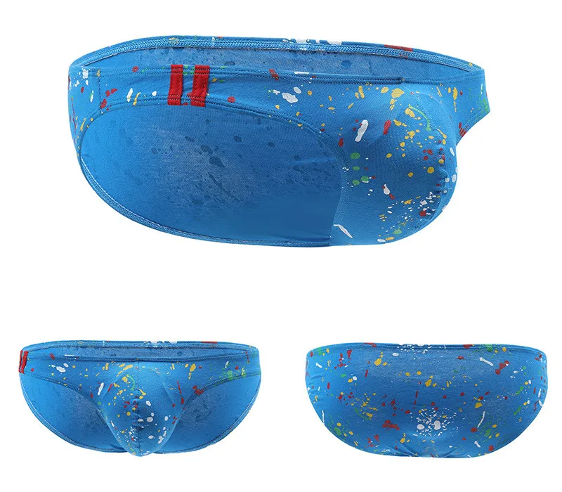 5PCS Low Waist Sexy Men Underwear Shorts Mens Briefs Short Breathable Underpants Pouch Briefs Panties