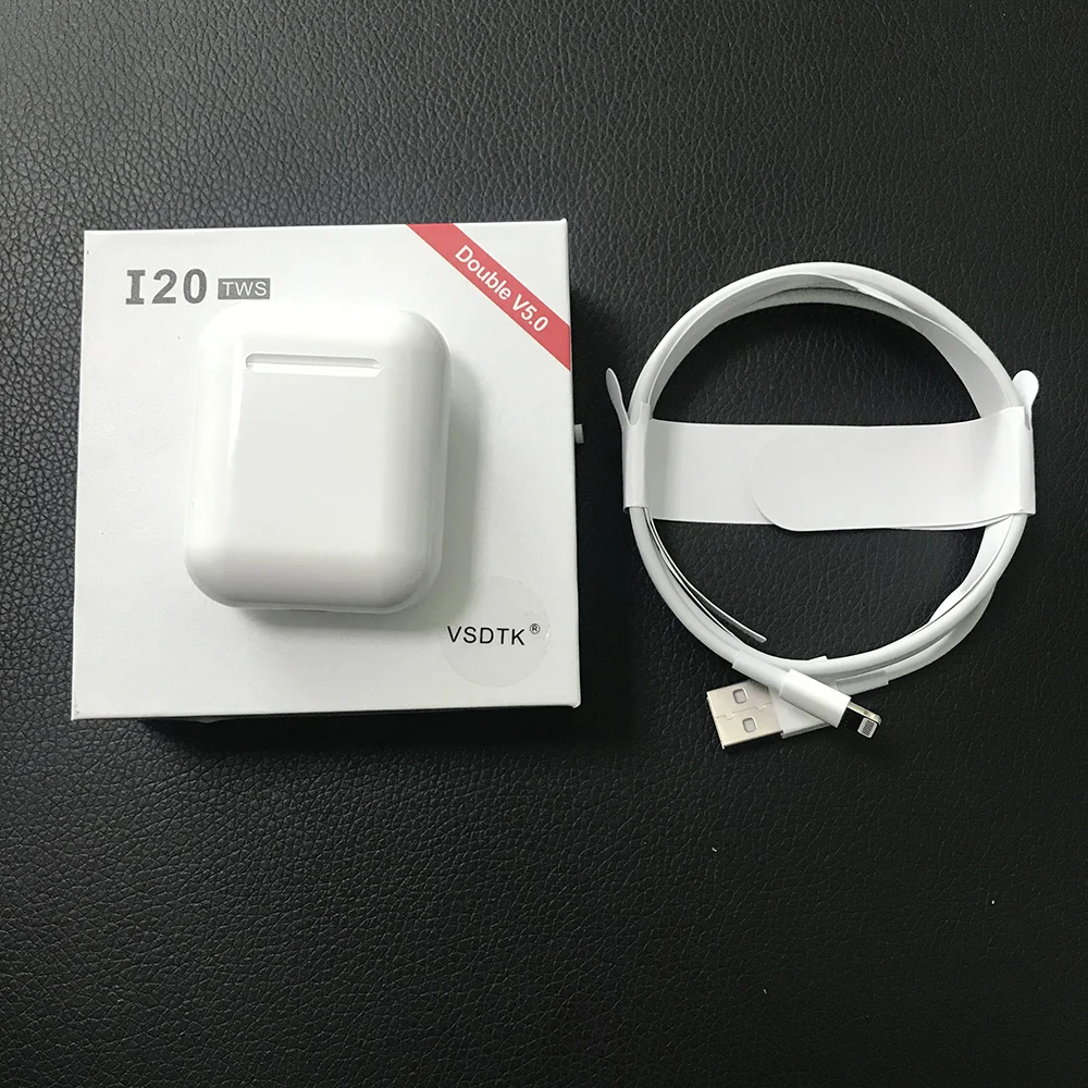 I20 TWS 1:1 Беспроводная поддержка зарядки и сенсорная функция Bluetooth 5,0 наушники 4D Super Bass PK W1 чип i10 i12 i13 i30 i100 i200