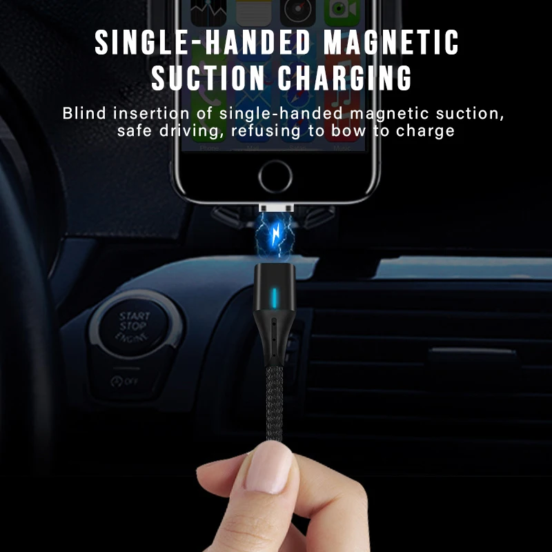 KingFriend Магнитный Micro USB кабель для iPhone samsung type-c зарядка магнит быстрое зарядное устройство USB кабели для мобильных телефонов