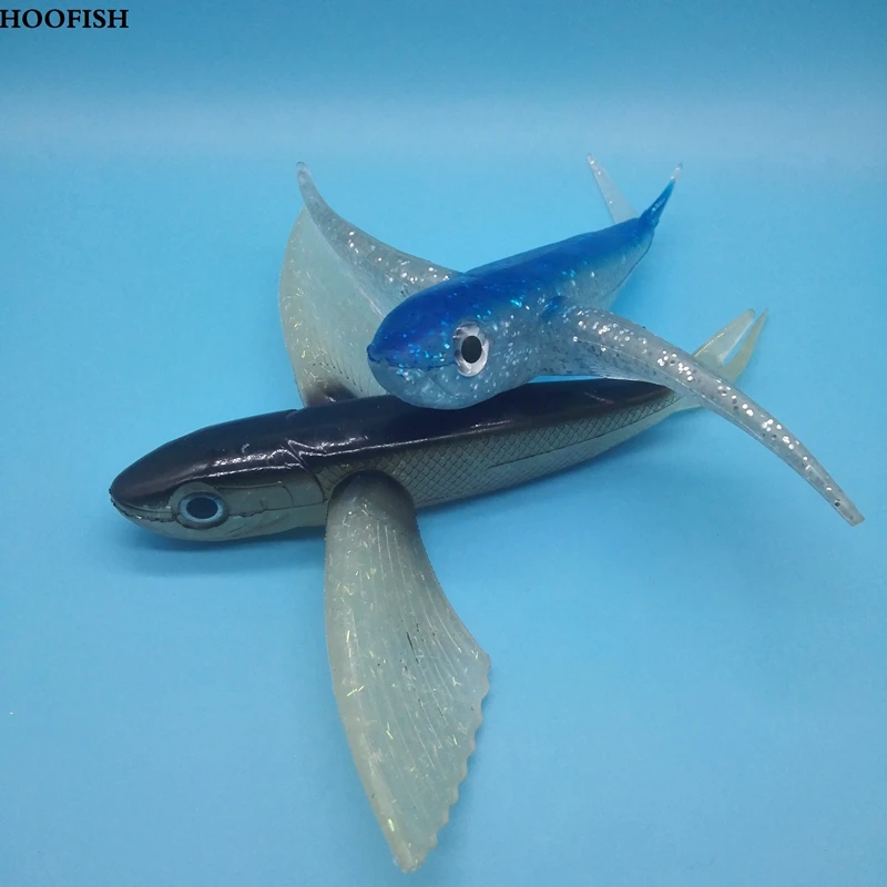 HOOFISH 120 г/22 см летающая рыба бионические приманки Мягкая приманка тунец масло