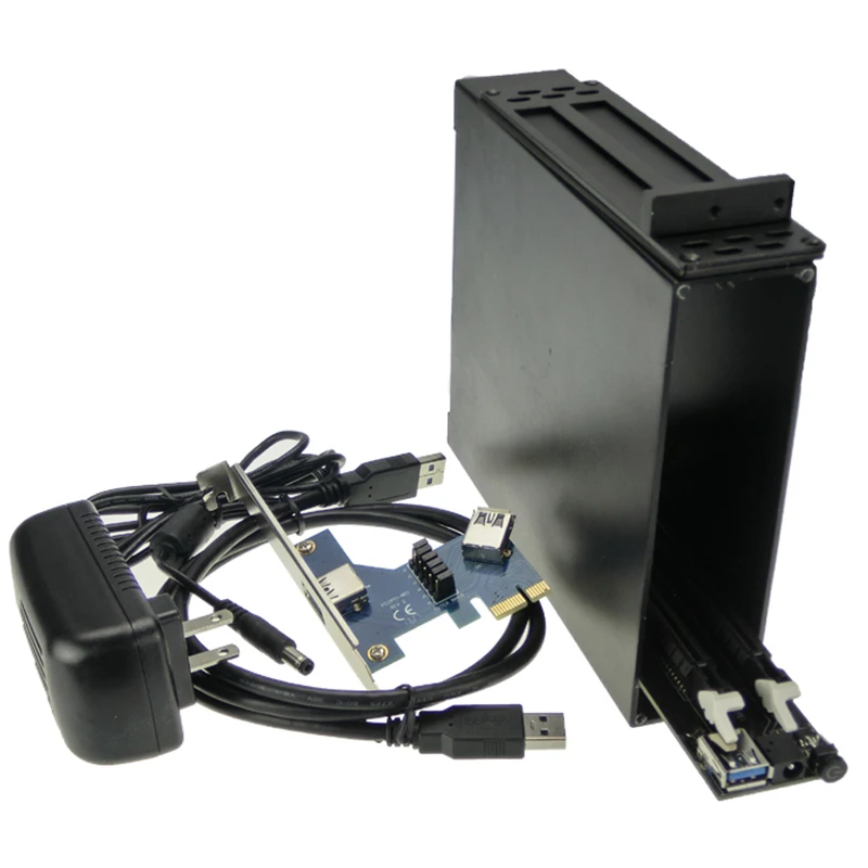 Заводская цена PCI e x1 в x16 адаптер для двух слотов переходная карта PCIe графическая