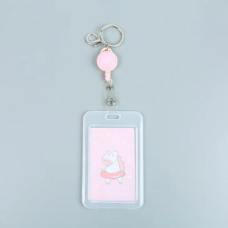11 1 шт. Kawaii Единорог кошка фрукты прозрачный банк футляры для идентификационных карт Чехол для карт студенческий Бизнес Кредитные карты сумка канцелярские принадлежности - Цвет: 11
