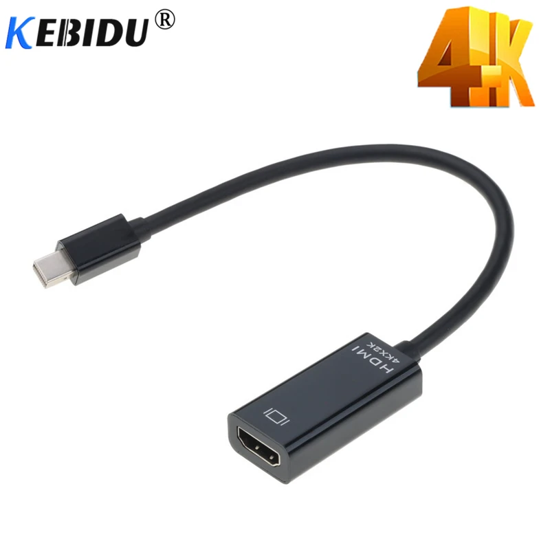 Переходник Mini DP папа мама совместимый с HDMI кабель преобразователя 4K порт дисплея