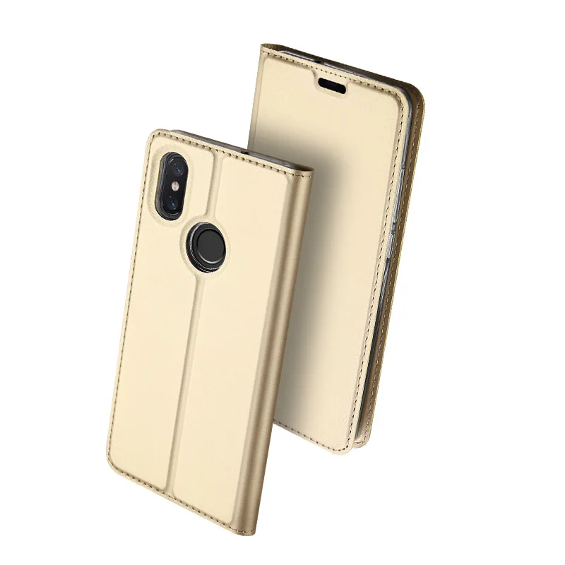 Оригинал Сяо mi 8 кожаный чехол силиконовый Dux Ducis супер флип с кошелек слот |