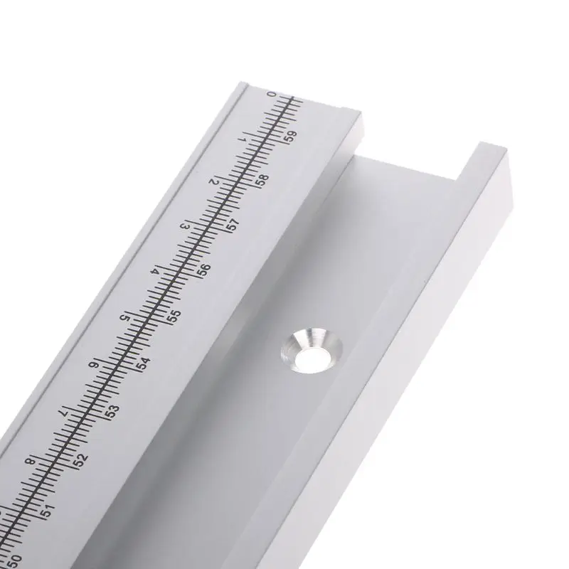 

600mm 23.62in Standard Aluminium T-track 45mm With Metric Scales For Woodworking