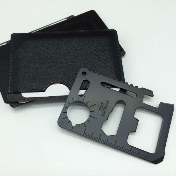 1000 шт./лот Черный инструмент для саблей из нержавеющей стали Размер кредитной