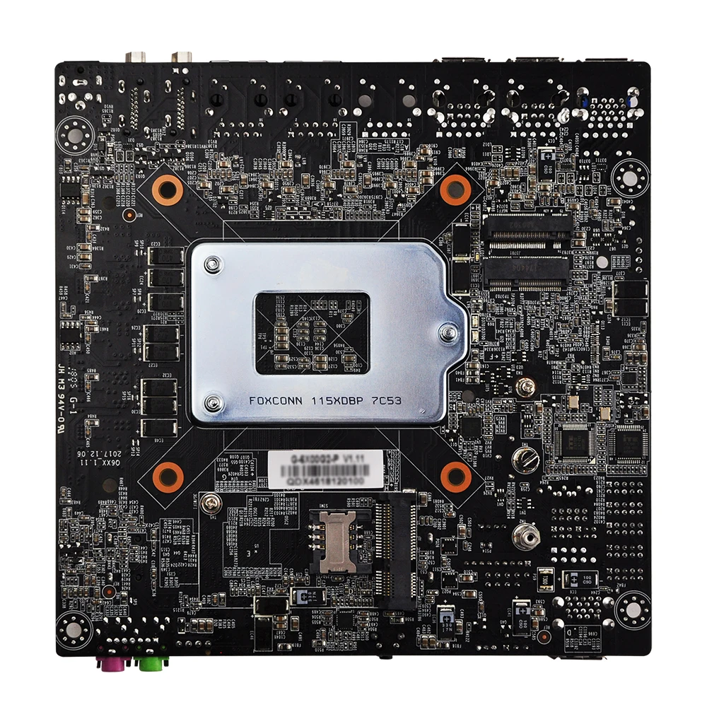 Qotom Q600P Barebone система мини настольный ПК Поддержка 6th 7th Gen Процессорная розетка LGA1151 DDR4 ram M.2 SSD Мощный мини ПК X86