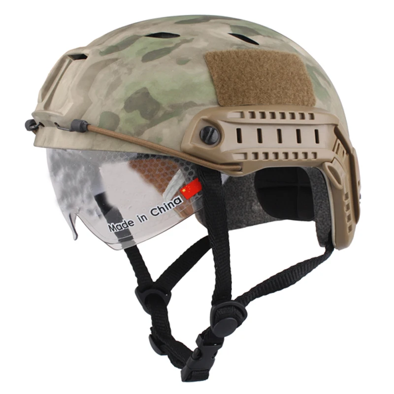 

Sports Helmet 2019 Real New Horse Capacete Airsoft Paintball Base Jump Helmets Protective Goggles Military Tactics For Hunting